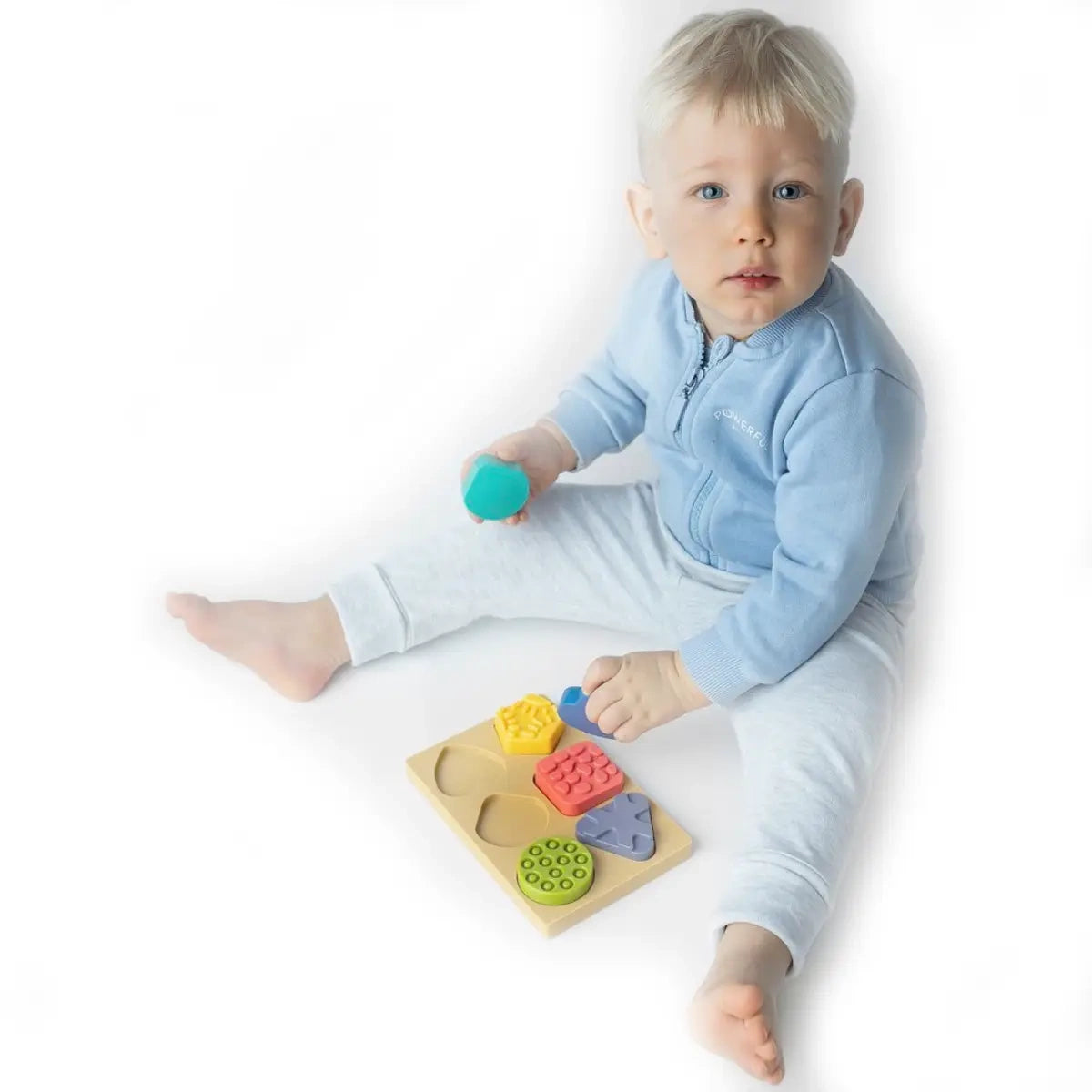 Sensoryczne puzzle kształty kontrastowe, od 6 mies.
