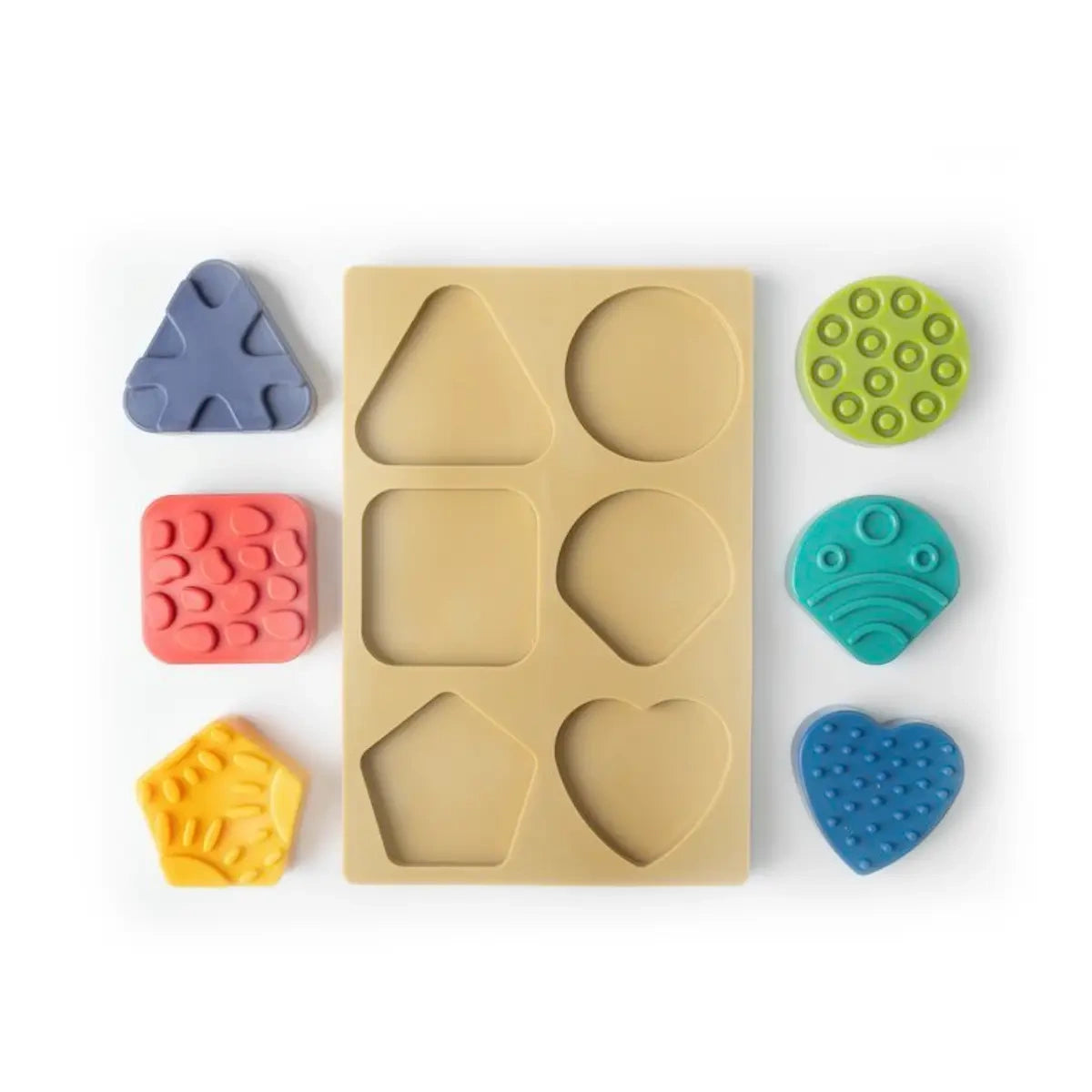 Sensoryczne puzzle kształty kontrastowe, od 6 mies.
