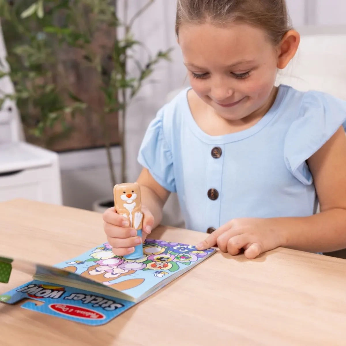 Stempelek z naklejkami Króliczek Sticker Wow!, od 3 lat
