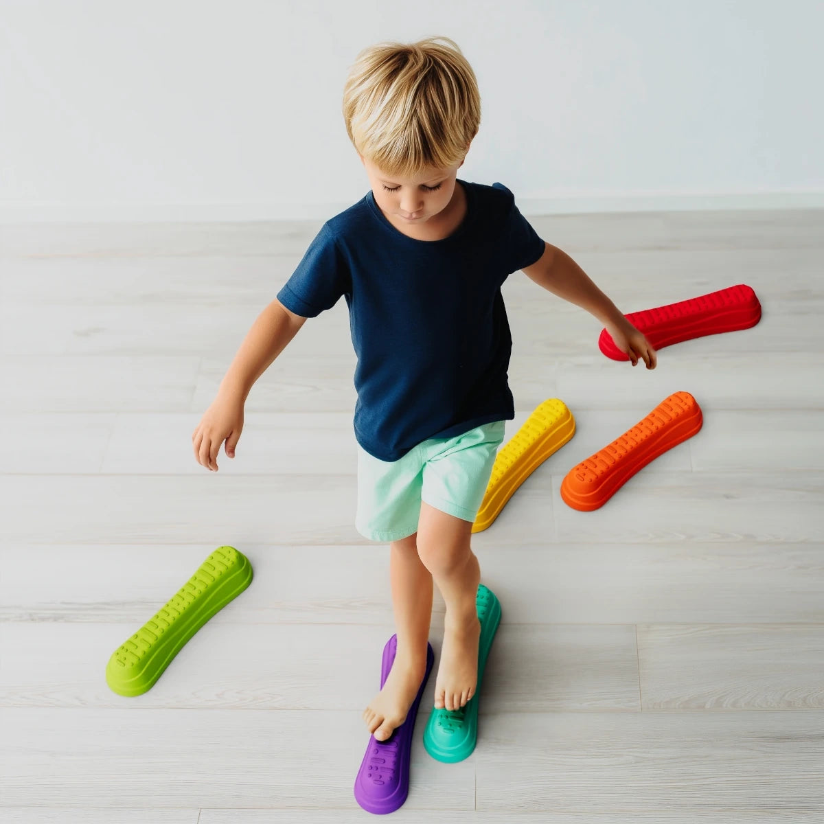 Stopnie sensoryczne Balance Steps 6 szt. Soft Bibi, od 3 lat