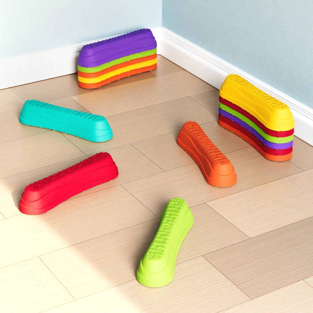Stopnie sensoryczne Balance Steps 6 szt. Soft Bibi, od 3 lat