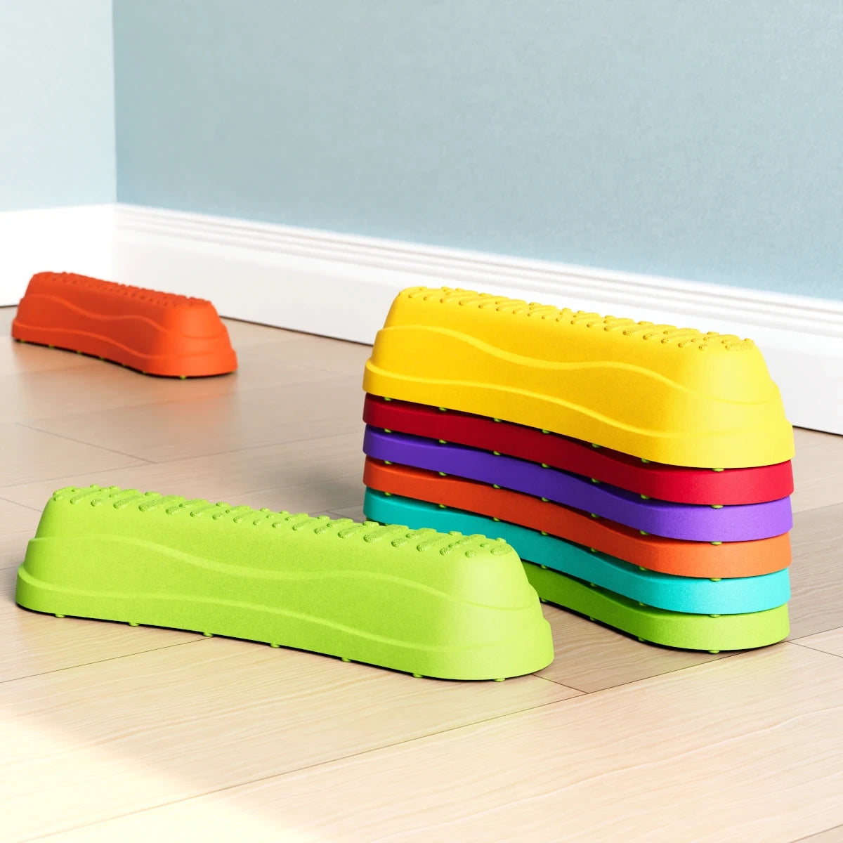 Stopnie sensoryczne Balance Steps 6 szt. Soft Bibi, od 3 lat
