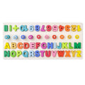 Tablica puzzle alfanumeryczne z literami i cyframi + znaki, od 3 lat
