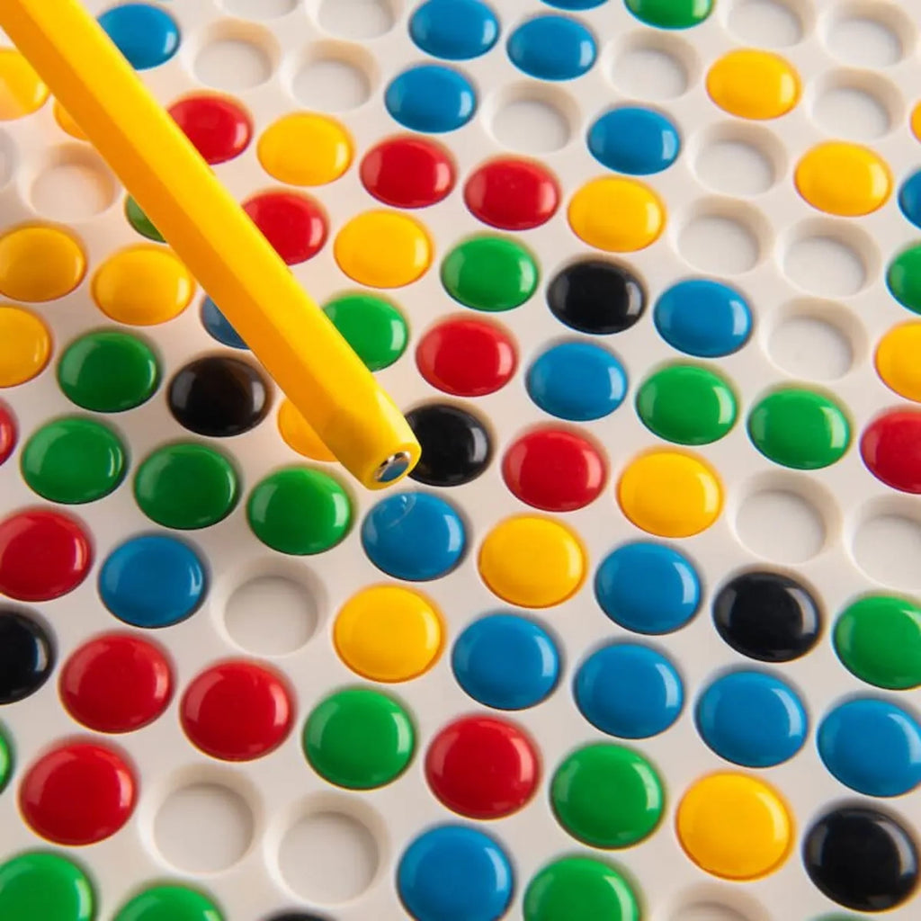 Tablica magnetyczna Dots Żółta, od 3 lat