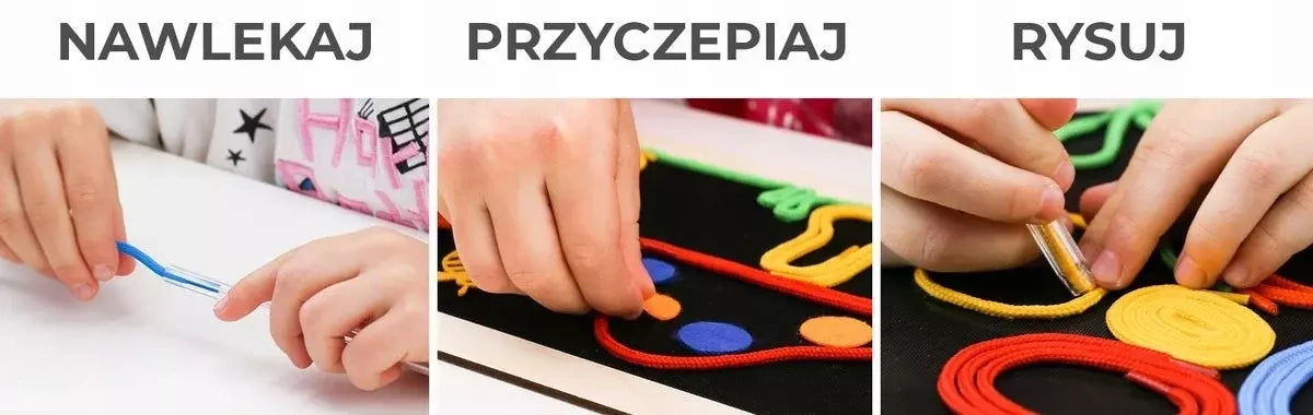 Tabliczka Spaghetti Fluo z latarką LED kreatywna, od 5 lat