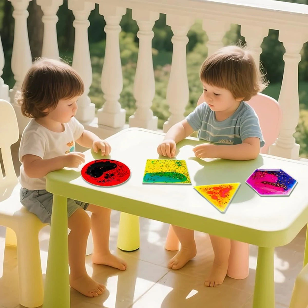 Gniotki sensoryczne z cieczą Antystresowe kształty, od 3 lat