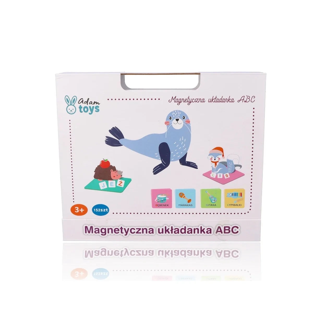 Tablica układanka magnetyczna Literki Abc, od 3 lat