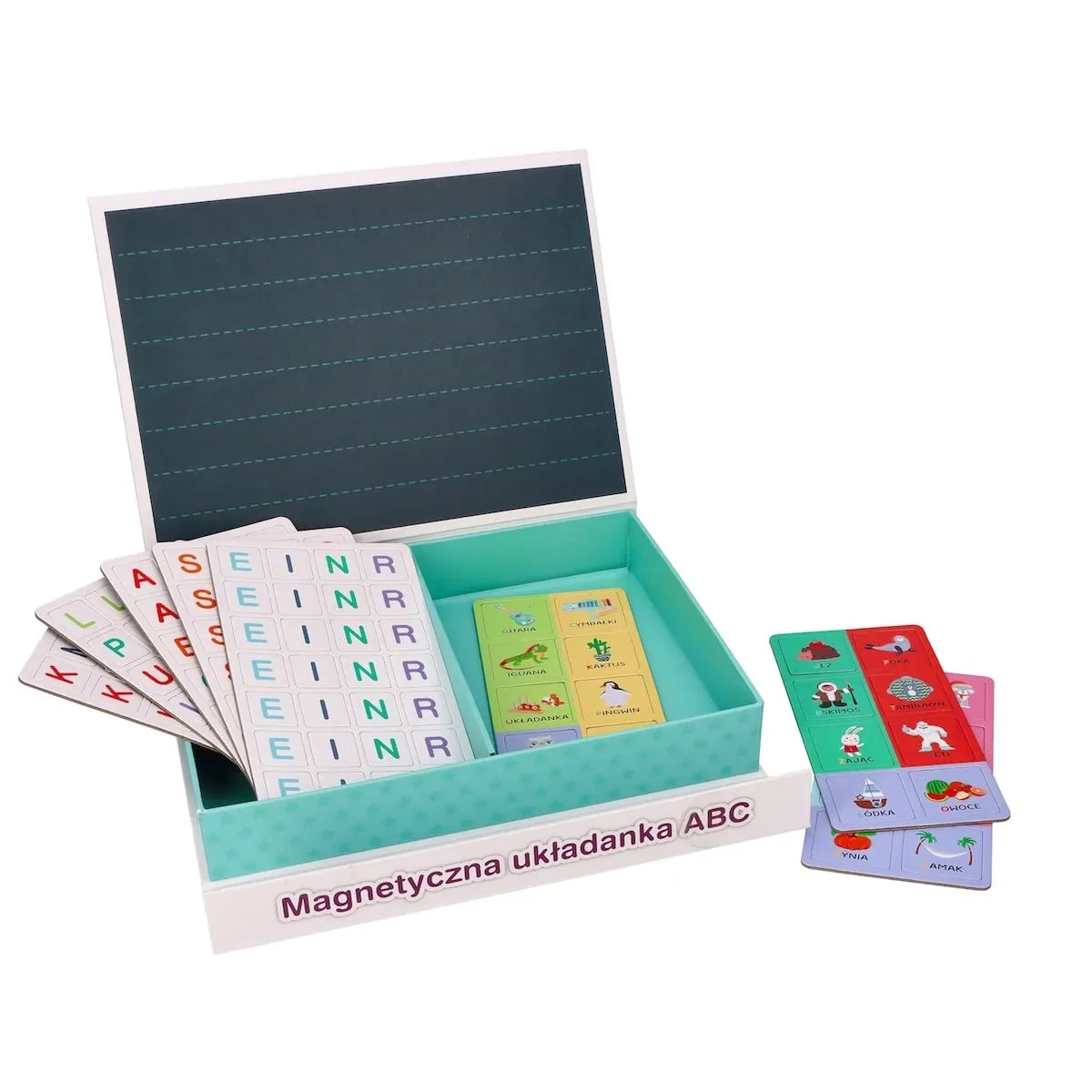 Tablica układanka magnetyczna Literki Abc, od 3 lat