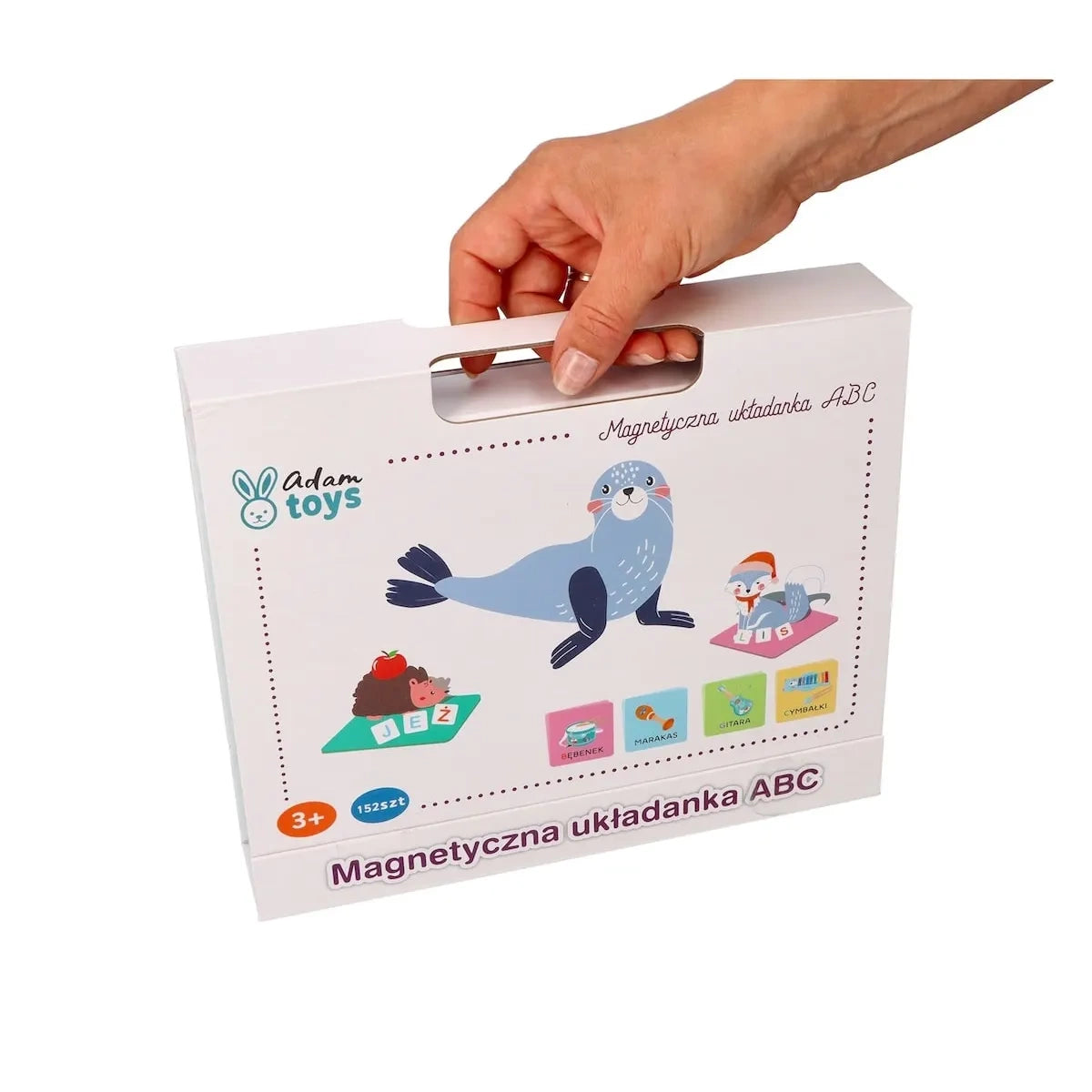 Tablica układanka magnetyczna Literki Abc, od 3 lat