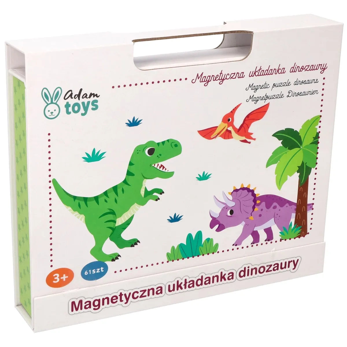 Tablica układanka magnetyczna Dinozaury, od 3 lat