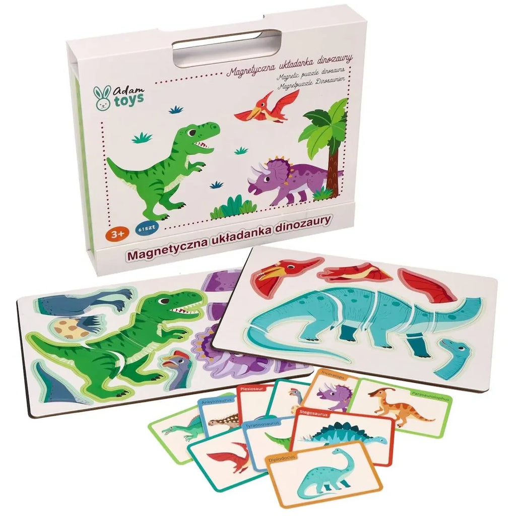 Tablica układanka magnetyczna Dinozaury, od 3 lat