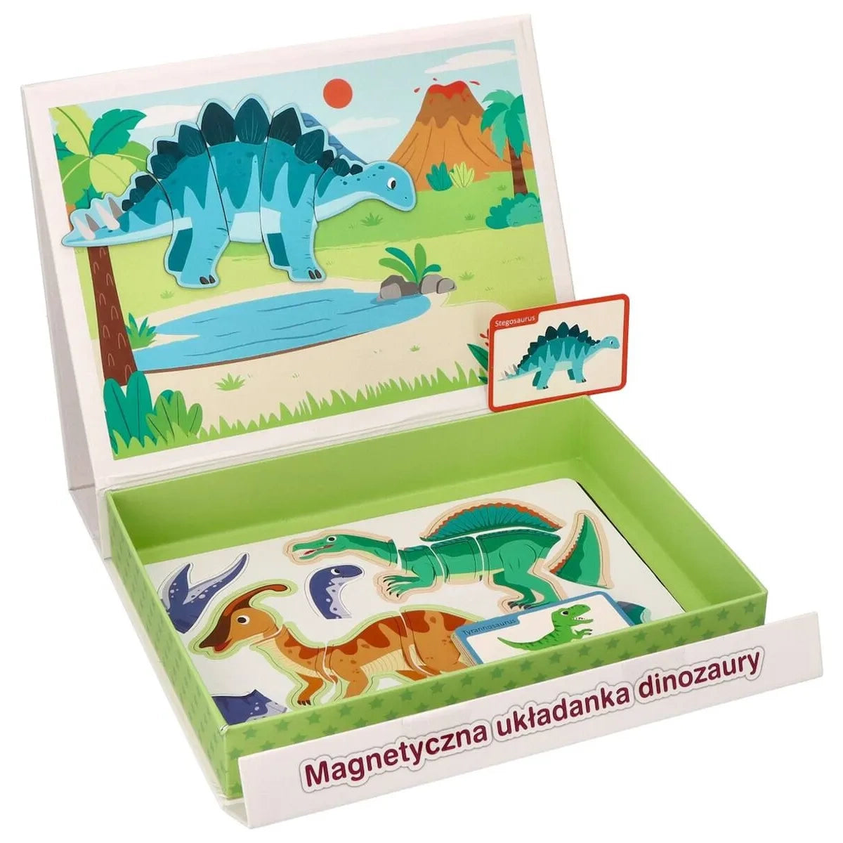 Tablica układanka magnetyczna Dinozaury, od 3 lat
