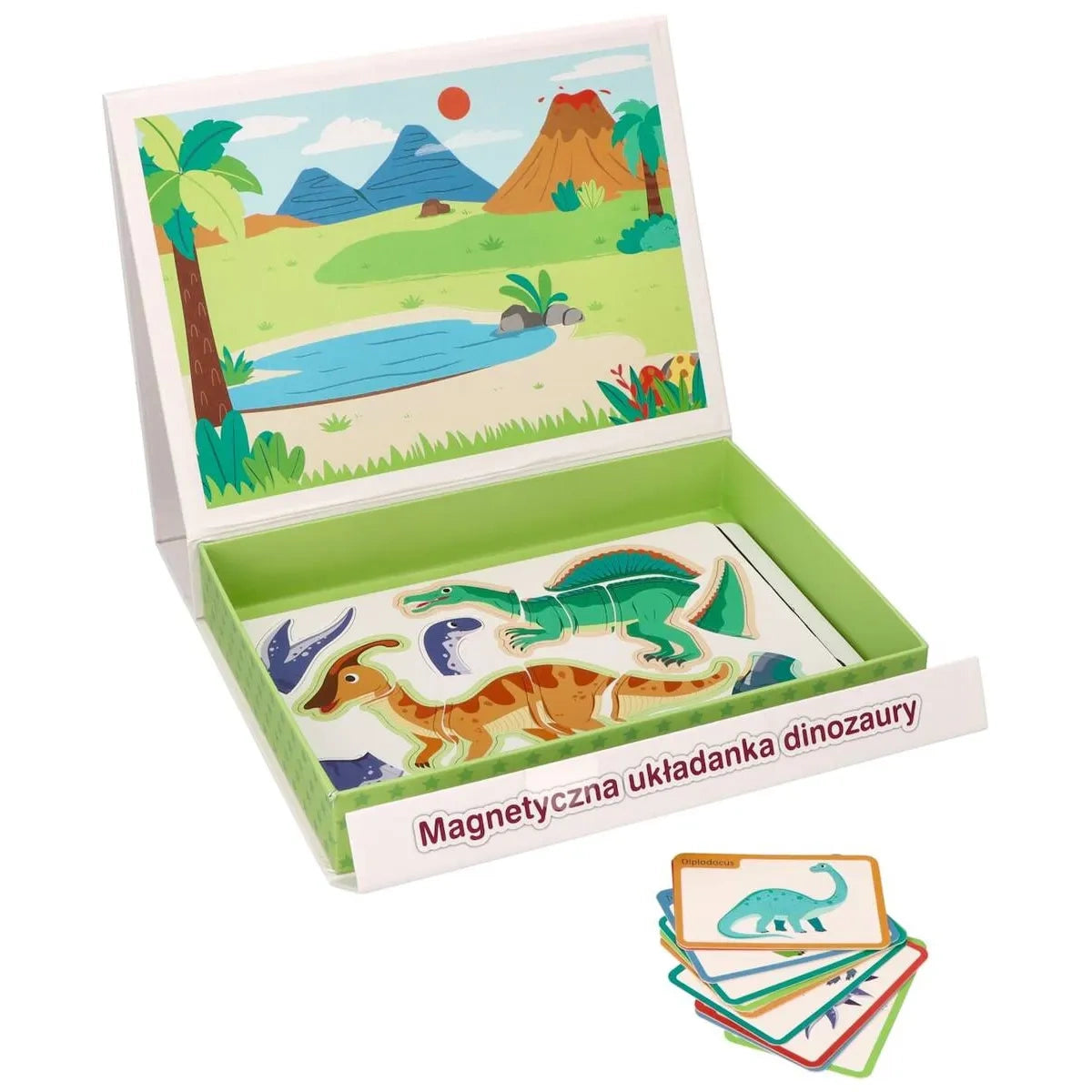 Tablica układanka magnetyczna Dinozaury, od 3 lat