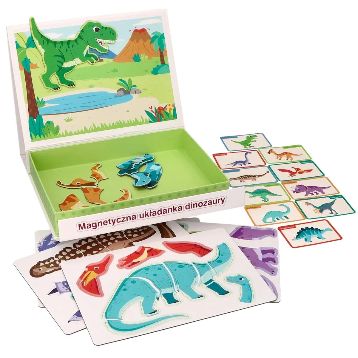 Tablica układanka magnetyczna Dinozaury, od 3 lat