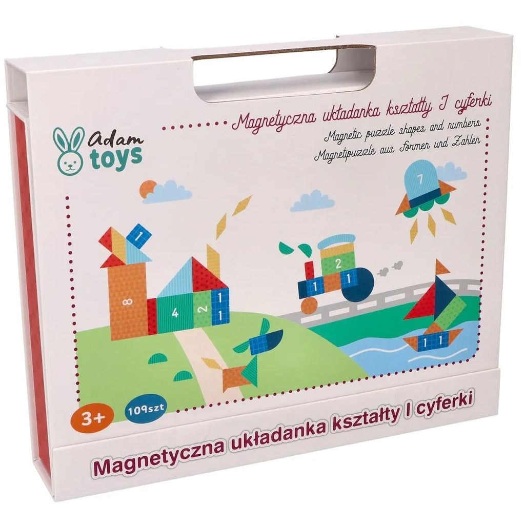 Tablica układanka magnetyczna Kształty i cyfry, od 3 lat