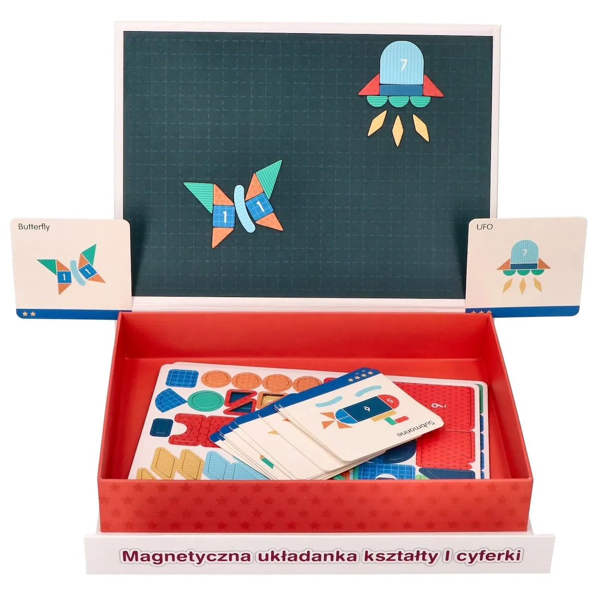 Tablica układanka magnetyczna Kształty i cyfry, od 3 lat