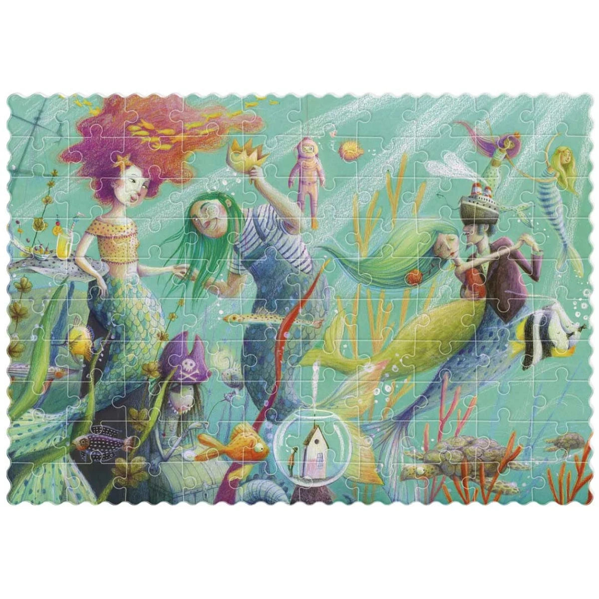 Układanka puzzle Podwodne Królestwo 100 el., od 6 lat