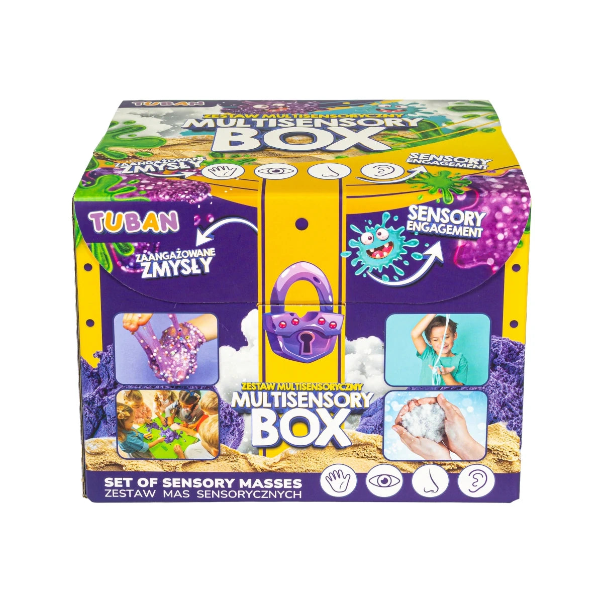 Zestaw mas sensorycznych Multisensory Box 6w1, od 3 lat