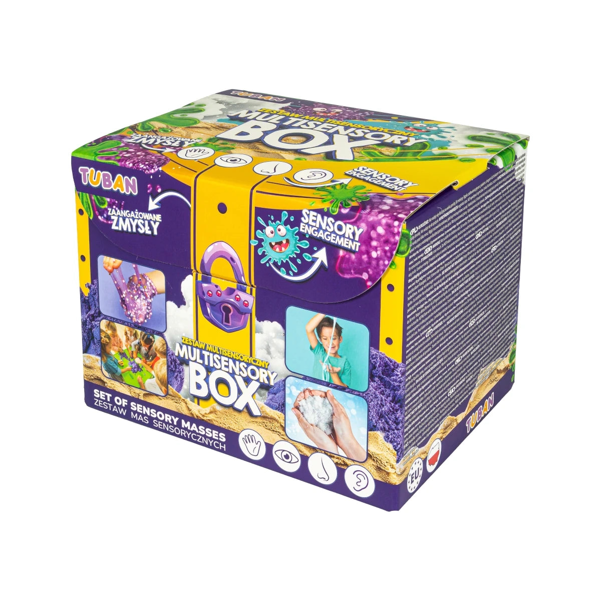 Zestaw mas sensorycznych Multisensory Box 6w1, od 3 lat