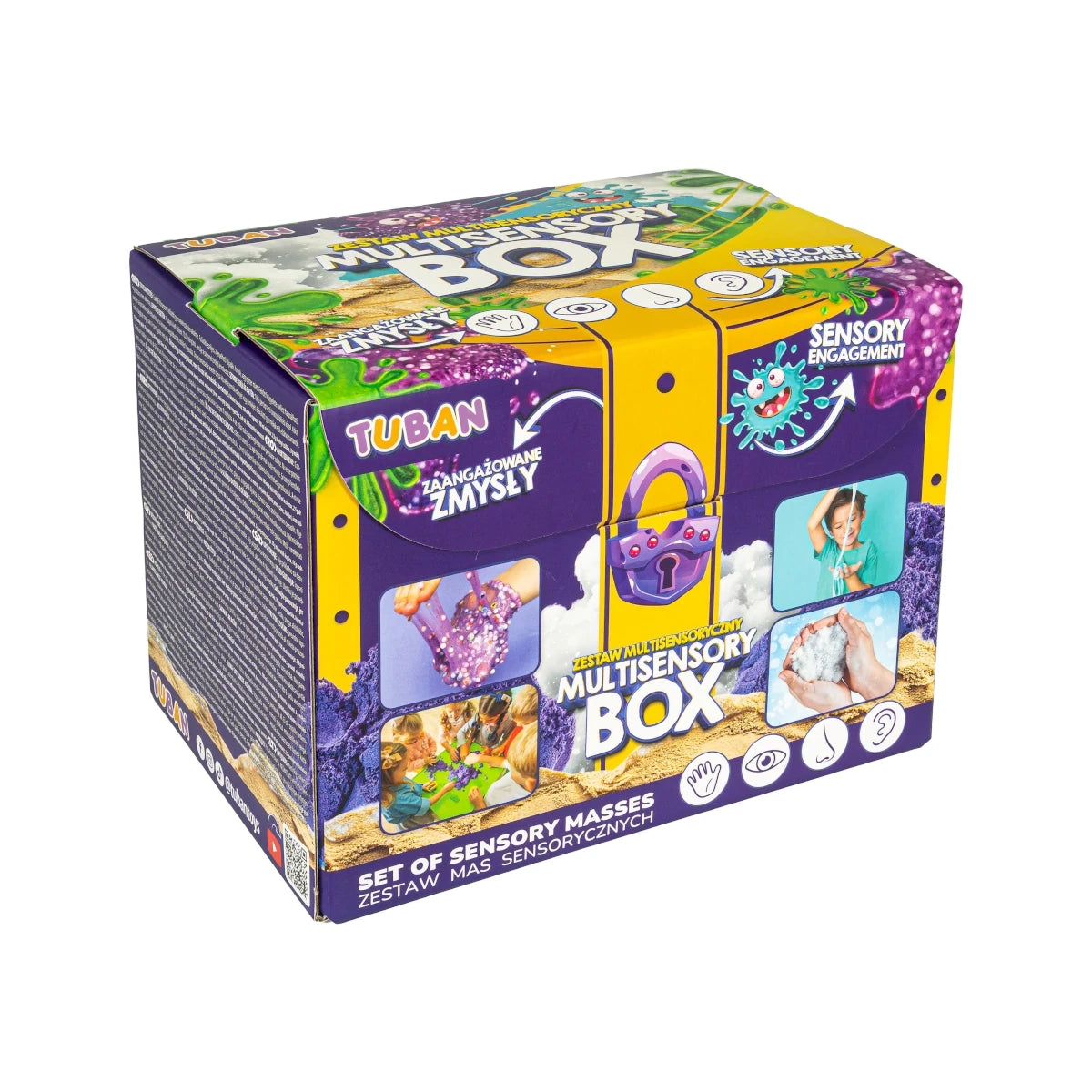 Zestaw mas sensorycznych Multisensory Box 6w1, od 3 lat