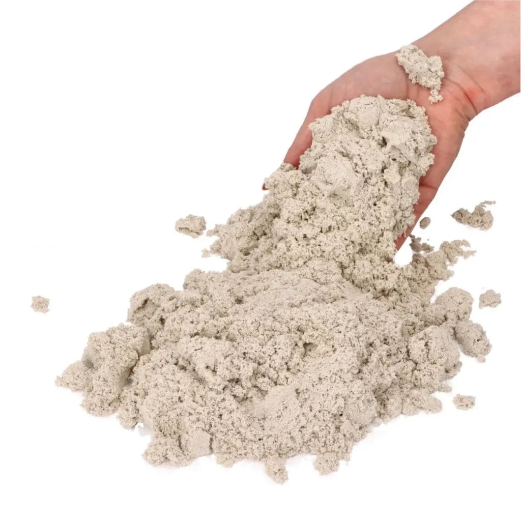 Zestaw piasek kinetyczny NaturSand 2kg + foremki dinozaury, od 3 lat