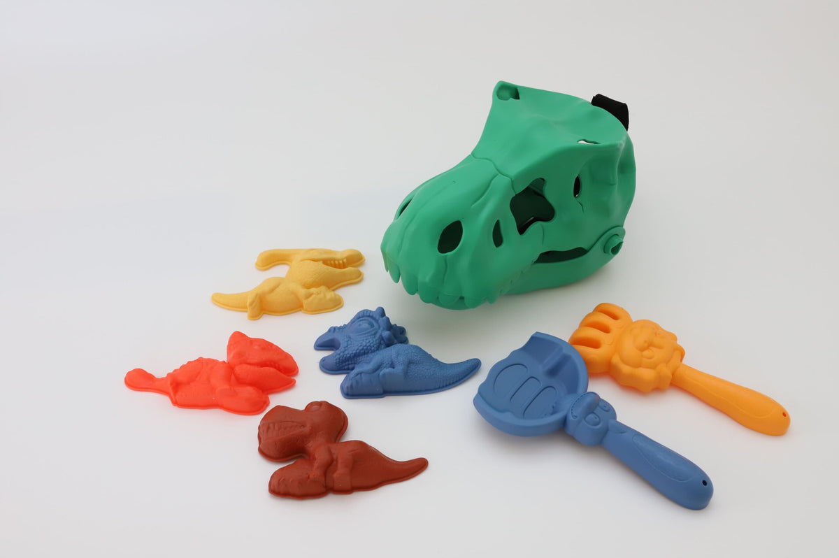 Zabawki do piaskownicy Dino Trap Szary, od 1 roku