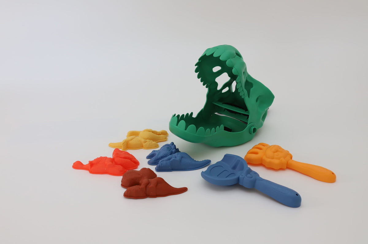 Zabawki do piaskownicy Dino Trap Szary, od 1 roku